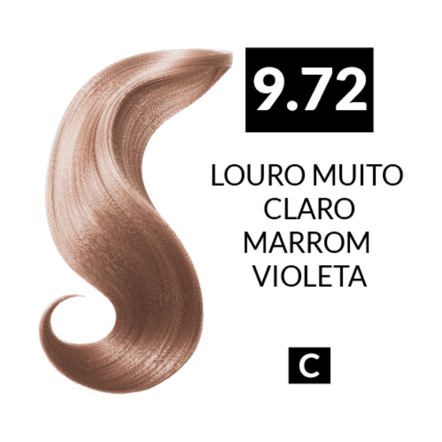 Louro Muito Claro Marrom Violeta