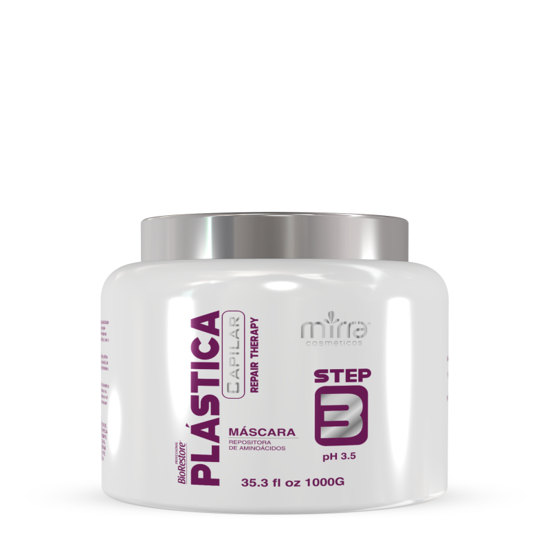MÁSCARA PLASTICA CAPILAR 1KG - PASSO 3